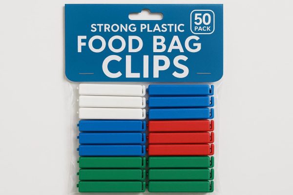Strong Plastic Food Bag Clips 50 Pack