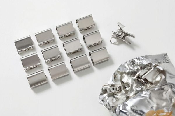 Stainless Steel Chip Bag Clips 12 Pack