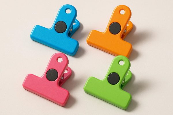 Colorful Plastic Bag Clips with Magnets