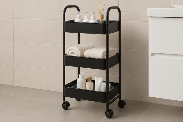 7 Rolling Tiered Bathroom Storage Cart